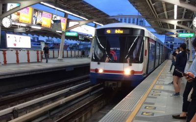 Using the Bangkok BTS Skytrain System