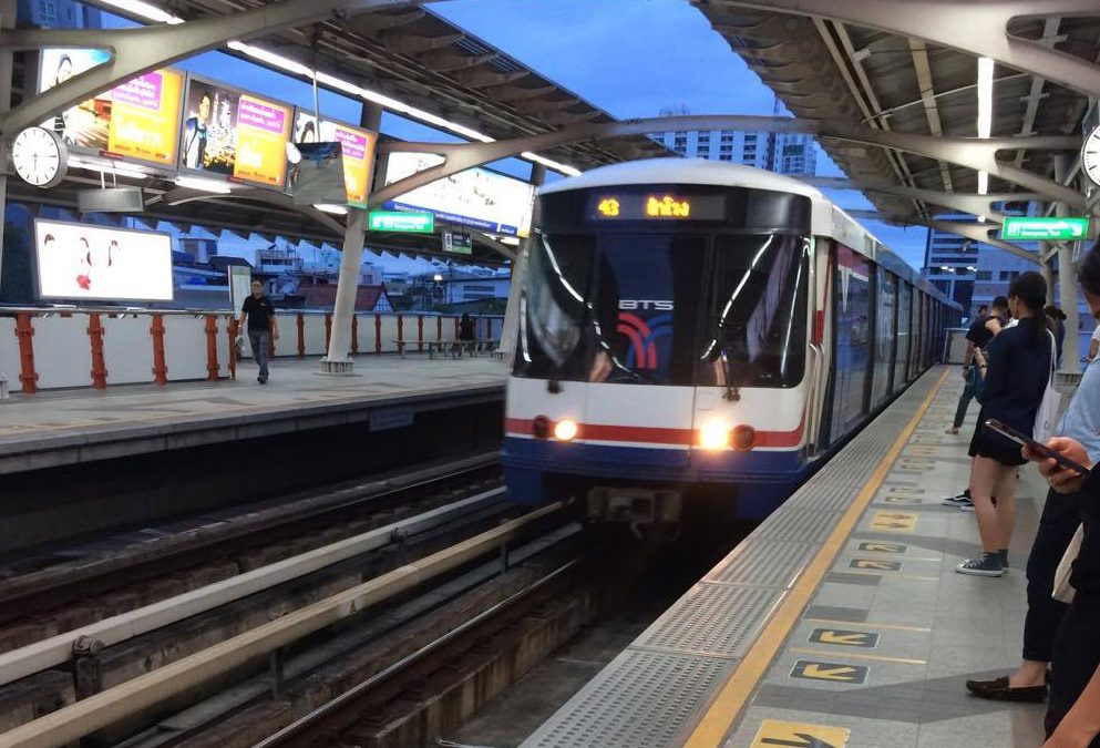 Using the Bangkok BTS Skytrain System